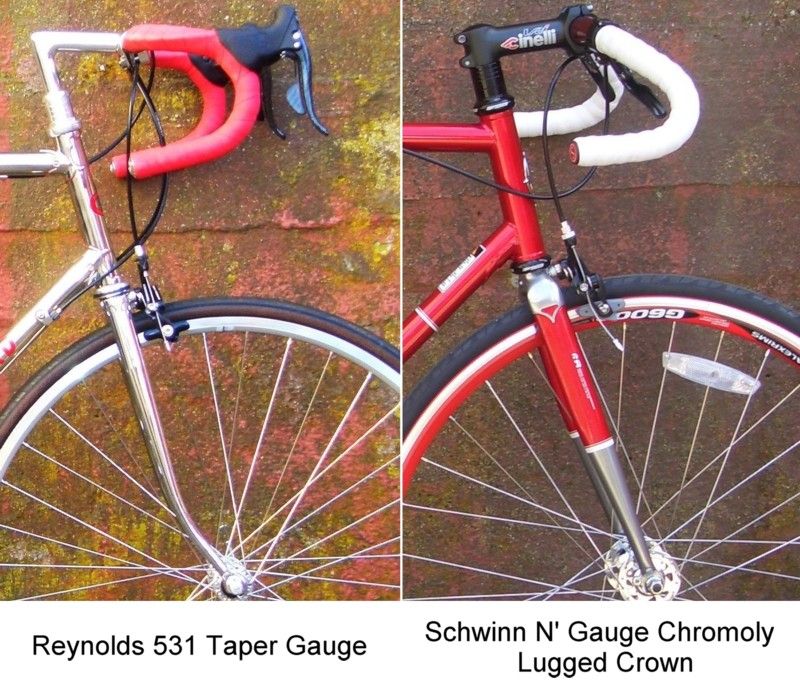 Straight fork blades vs radiused, which gives the softer ride, is there